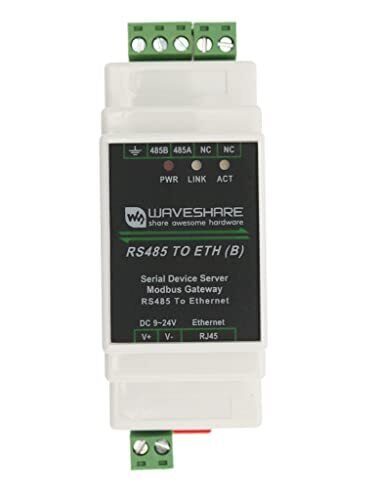 Industrial Serial Server, TCP/IP to Serial, RS485 to RJ45 Ethernet, (T6Y)