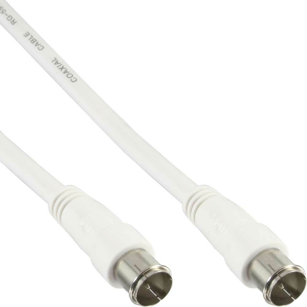 INL Cavo antenna SAT, spinotti F-Quick, fattore di schermatura >80dB 2 metri