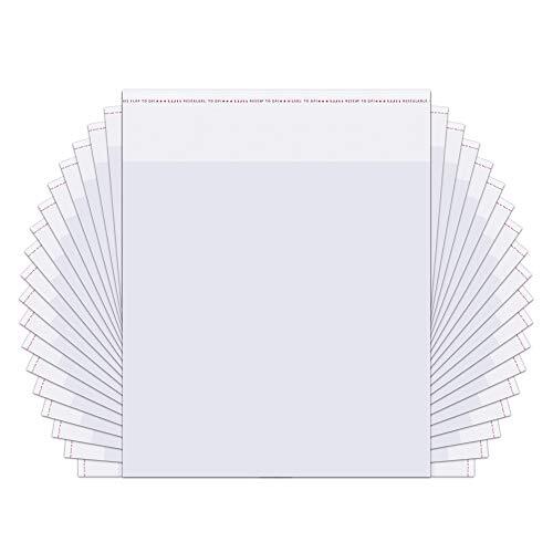 Sacchetti di Quadrato Cellophane Autoadesivi 8x8cm 300 pezzi Sacchetti di (f2s)