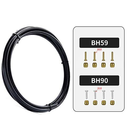 FOMTOR 2500mm Bicycle Hydraulic Disc Brake Hose Kit Mountain Bike Brake (M1o)