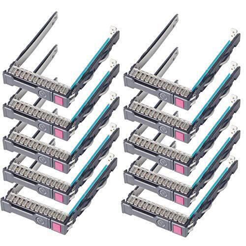 Heretom 2,5" 651687-001 REV 4.010 HDD SFF Vassoio 651699-001 Tray Caddy (Y3k)