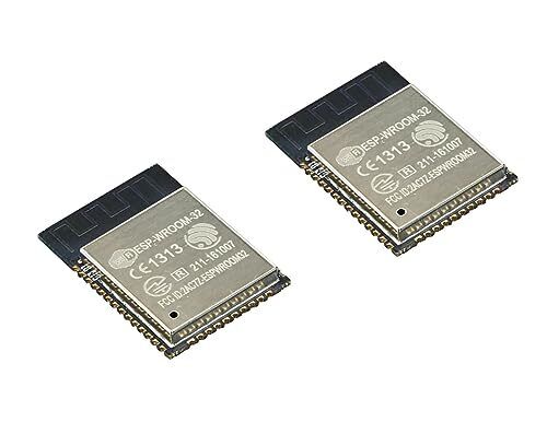 TECNOULAB 2 pezzi ESP-WROOM-32 ESP32 ESP-32S ESP-32 Bluetooth e WIFI Dual (q4v)