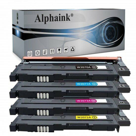 KIT 4 Toner W2070 NO chip compatibile HP LASER MFP 170, 178NW, 178NWG, 179FNG
