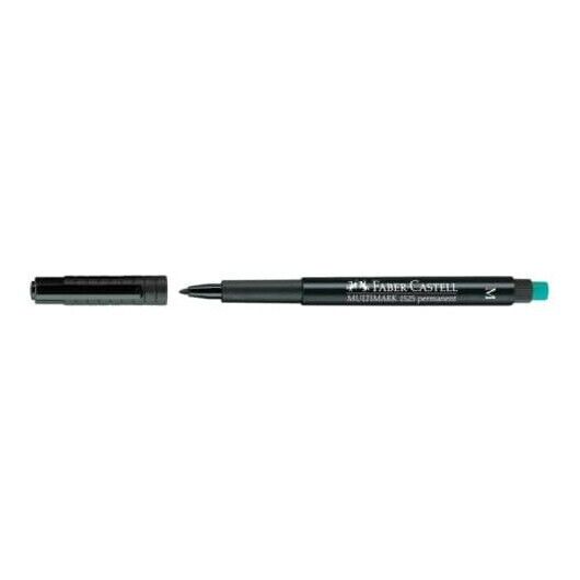 Marcatore permanente Faber-Castell Multimark 1525 M 1 mm nero 152599