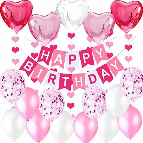 Jonami Decorazione Compleanno Bimba. Bandierine di Buon Compleanno (d6s)