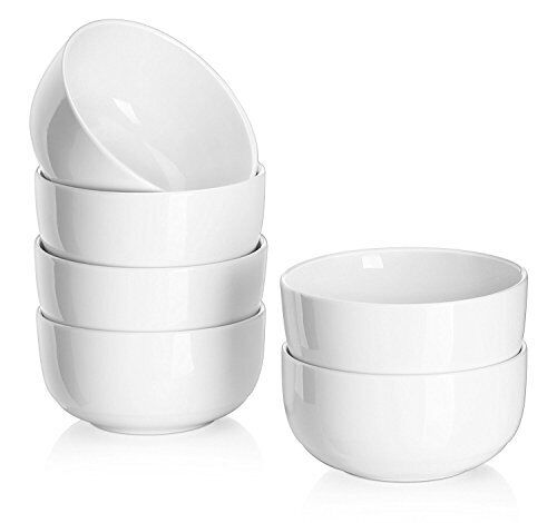 DOWAN 300 ml Set di Ciotole in Porcellana, Ciotole per Gelato, Ciotoline (T8L)