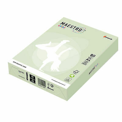 Carta Maestro Color A4 210X297Mm 80Gr 500Fg Verde Tenue Gn27 Mondi