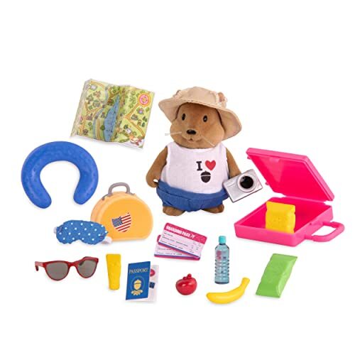Li'L Woodzeez- Li’l Woodzeez Travel Set, Multicolore, WZ6589Z (D1v)