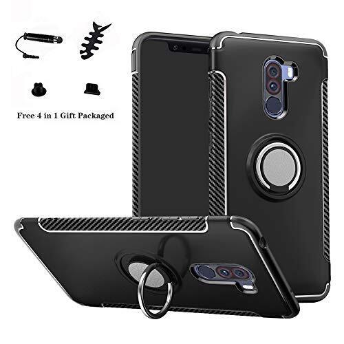 LFDZ Xiaomi Pocophone F1 Custodia, Resistente TPU Case Design 360 Grado (h4T)