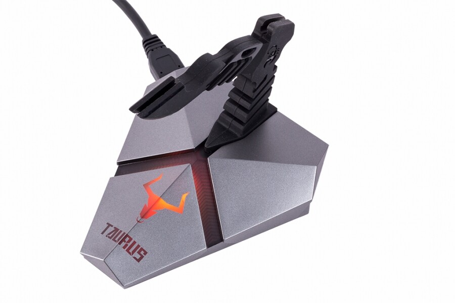 ITEK MOUSE BUNGEE TAURUS MB01 TENDIFILO CON HUB USB 3.0 CARD READER LUCE LED ITA