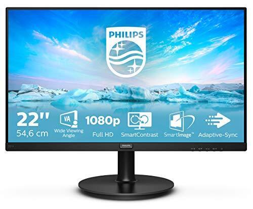 Philips 221V8 Gaming Monitor 22" Adaptive sync 75 Hz, VA, Full HD, 4ms, (X3N)