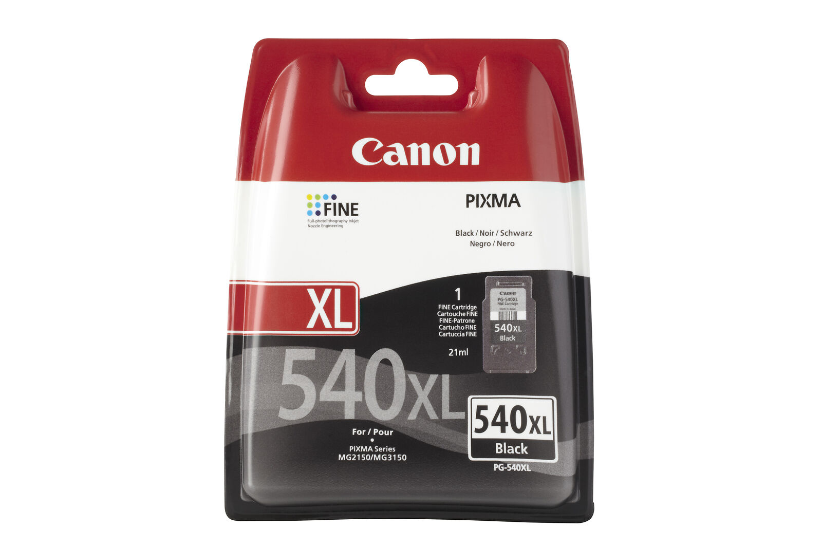 CARTUCCIA ORIGINALE CANON PG-540XL PG540XL 5222B005 NERO (Versione XL)