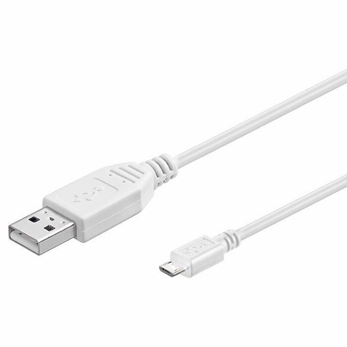 GOOBAY Cavo USB 2.0 A / Micro B 3 m Bianco