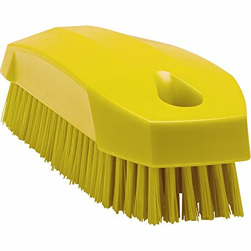 Vikan Hygiene 6440-6 Nail brush,yellow, stiff, 130mm /25 (b3m)