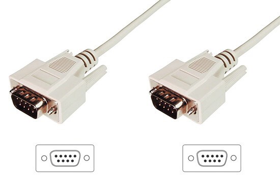 CAVO PROLUNGA PER MODEM- MOUSE ECC. PIN-TO-PIN (MODEM CABLE) 9 POLI MASCHIO/MASC