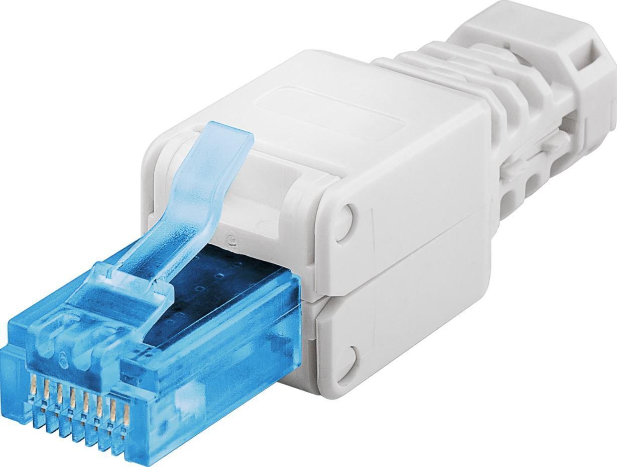 Tool-free RJ45 CAT6A connector
