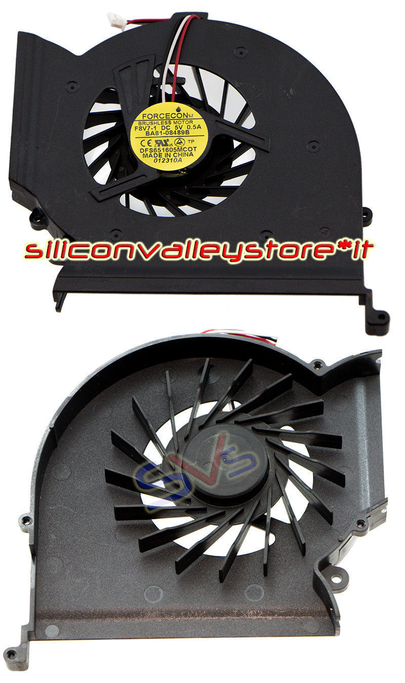Ventola CPU Fan F8V7-1, DFS651605MCOT Samsung R750, R770, R780