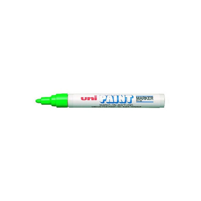 Pennarello Marcatore Indelebile UNI PAINT PX20 - VERDE SCURO - Punta Media
