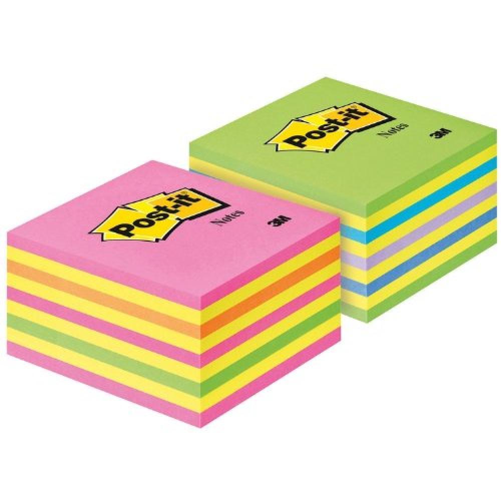(TG. 76 x 76 mm) Post-it Brand Cubo, 450 Fogli, 76 x 76 mm - NUOVO