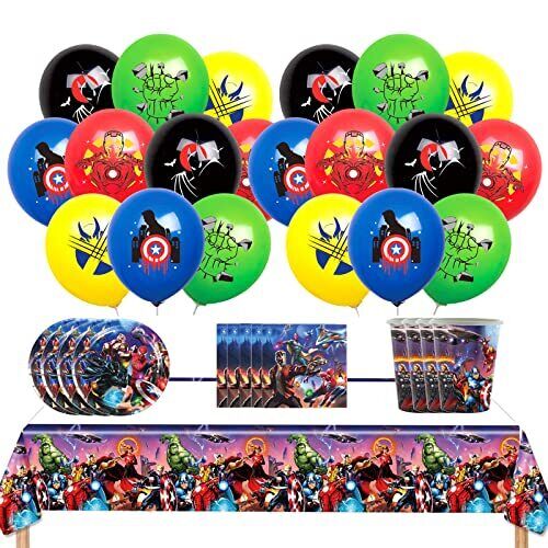 Addobbi Feste di Compleanno Supereroi Palloncino Compleanno Marvel (S7S)