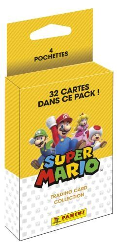 Panini Super Mario Trading Cards - Confezione da 4 buste (S2c)