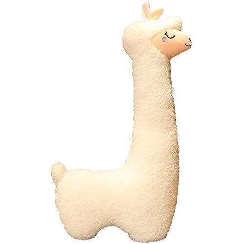 Alpaca, peluche di alpaca, con collo lungo, morbido cuscino in alpaca, a (d0E)