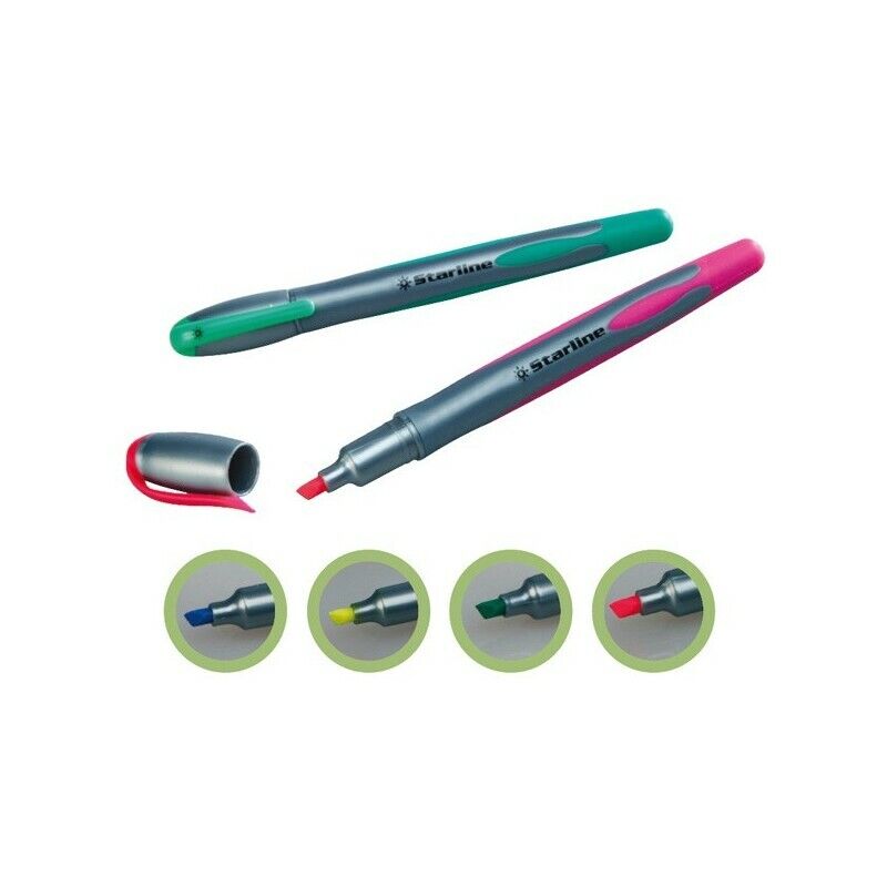 Evidenziatore STARLINE - FUXIA - Punta Scalpello 1-4 mm (12 Pz).