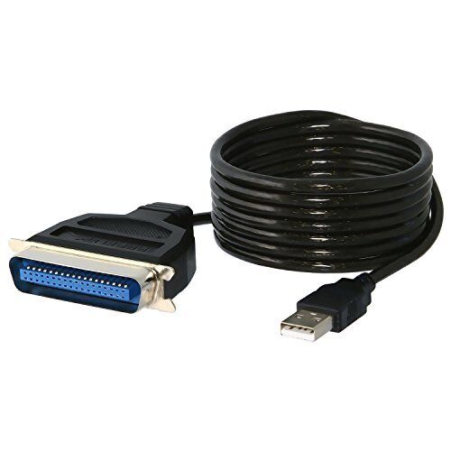 Sabrent Cavo USB Adattatore per Stampante, da USB 2.0 a Parallel IEEE (F2t)
