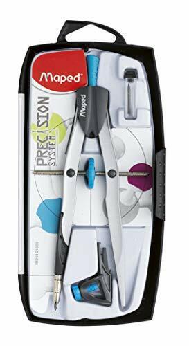 Maped Precision System - Cofanetto con compasso e balaustre, 3 pezzi, (M7z)