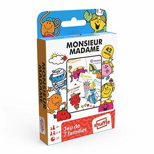 Shuffle 108602898 - Gioco di carte "7 famiglie" (e6x)