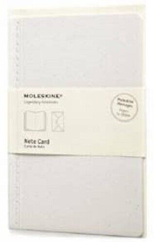 MOLESKINE Note Card White cream/Bianco panna - Page to share 9x14 cm