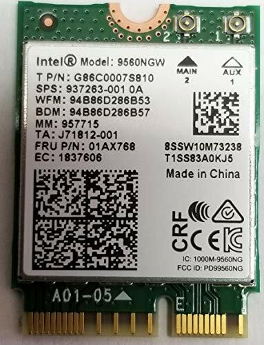 Intel Wireless-AC 9560, M.2 2230, 2 x 2 Ac+Bt, Gigabit, senza Vpro (Y4I)