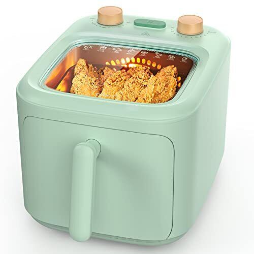 TOKIT Friggitrice ad aria calda senza olio 5L Air fryer 1300W, con (o9D)