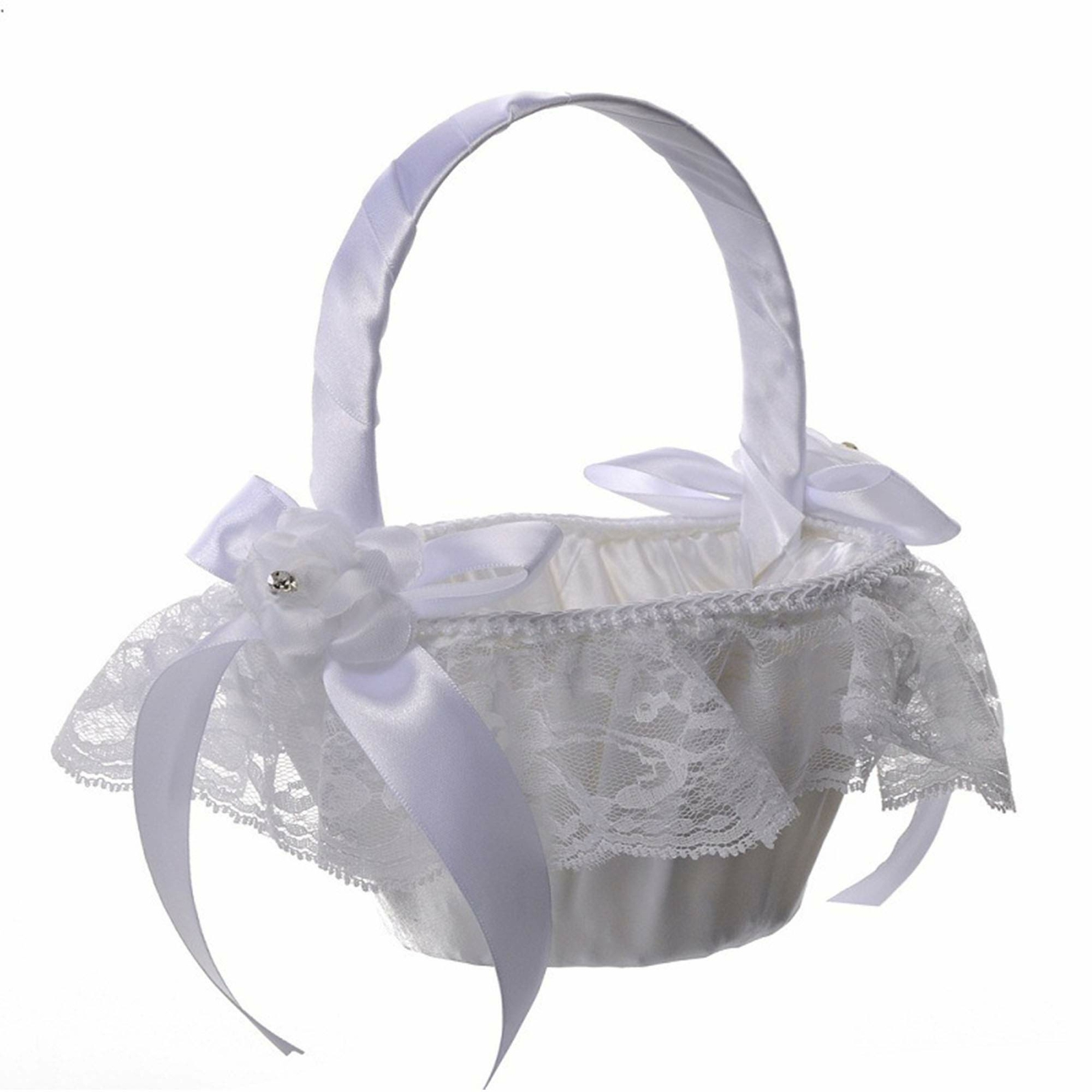 Schneespitze Cestino Porta Petali Matrimonio,Matrimonio Fiori Ragazza (T8Y)