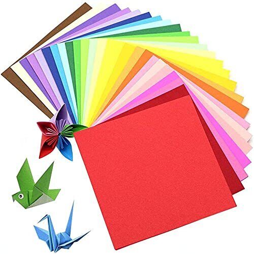 BN Origami,Carta per Origami Carta da 20 × 20cm a Doppia Faccia da 100 (k3g)