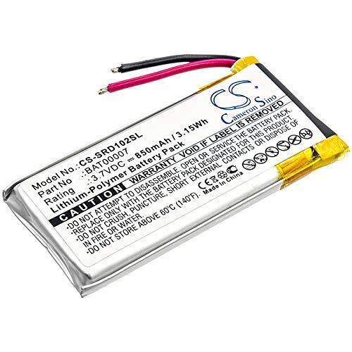 TECHTEK batterie compatibile con [Cardo] Packtalk Duo, Scala Rider (T9A)