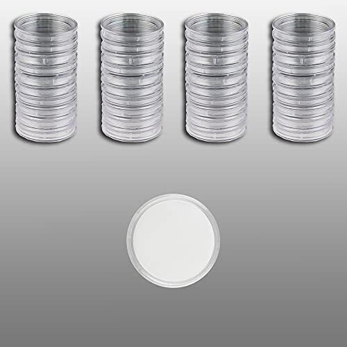 40 Prophila Coin Capsules 29 mm e.g. for 5 DM-, 5 Mark DDR, 5 Franc (k0D)