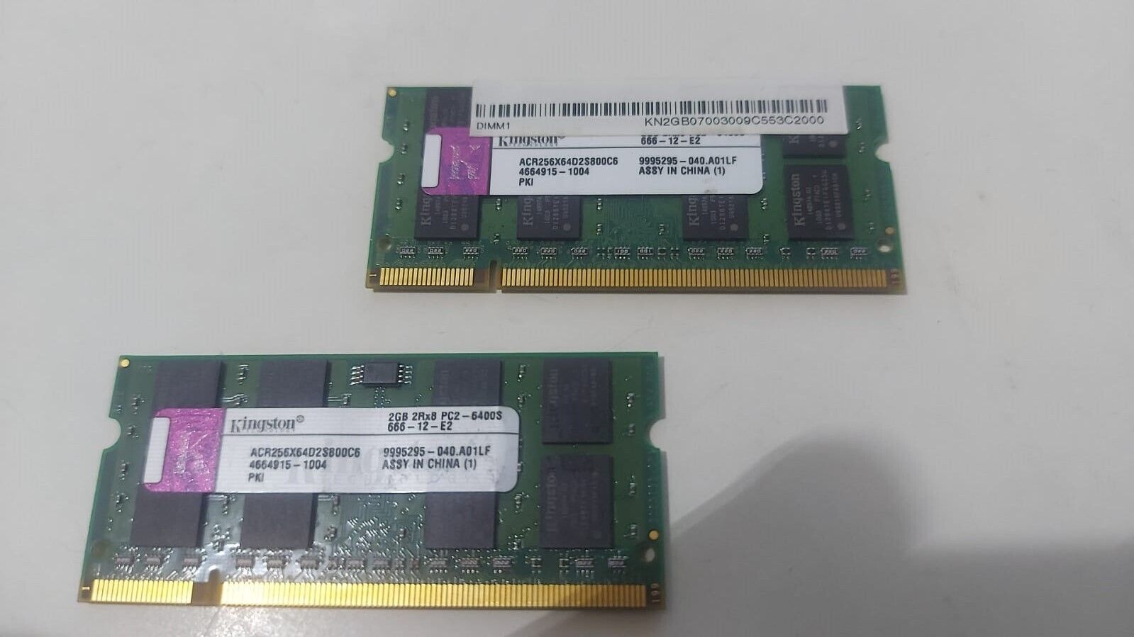 4GB (2G+2G) RAM Memory (DDR3-10600) Laptop Memory