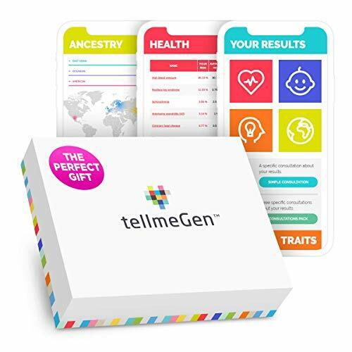 TellmeGen Test DNA Salute + Ancestry (Origini) | Il Test del DNA più (e4J)