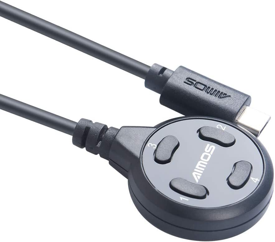 Interruttore USB esterno Wired Control, USB 3.0 o 2.0 Switcher Button (O8H)