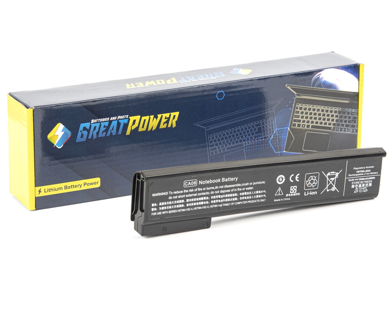 Batteria 5200mAh compatibile HP ProBook 640 G1 / 645 G1 / 650 G1 / 655 G1 - CA06
