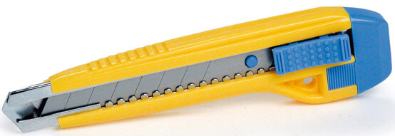 Cutter Premium Starline - 18 mm - SX-45 (Giallo e Blu)