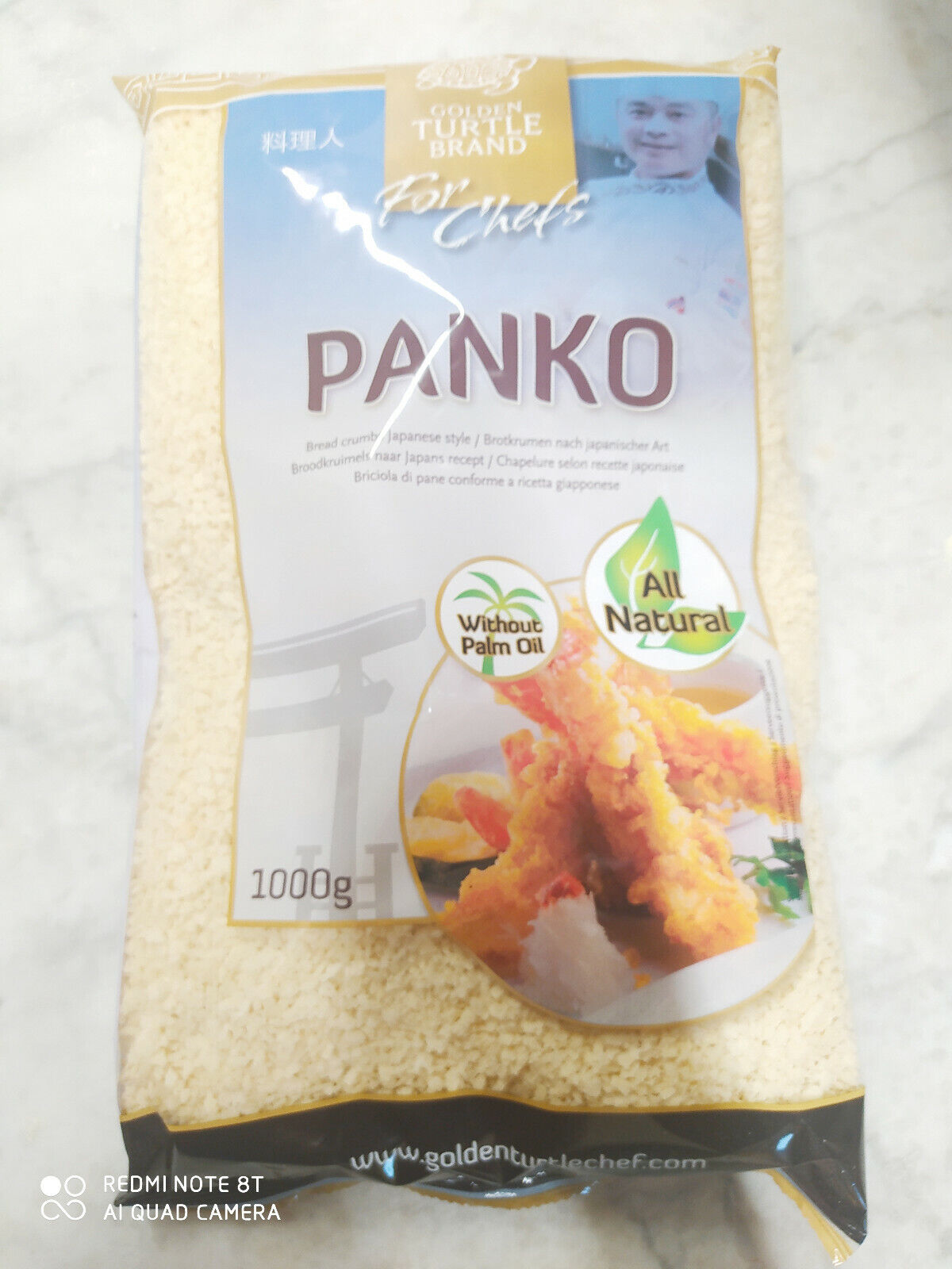 PANGRATTATO PANKO GOLDEN TURTLE BRAND 1 KG FRITTURA FRITTO GIAPPONESE PANE