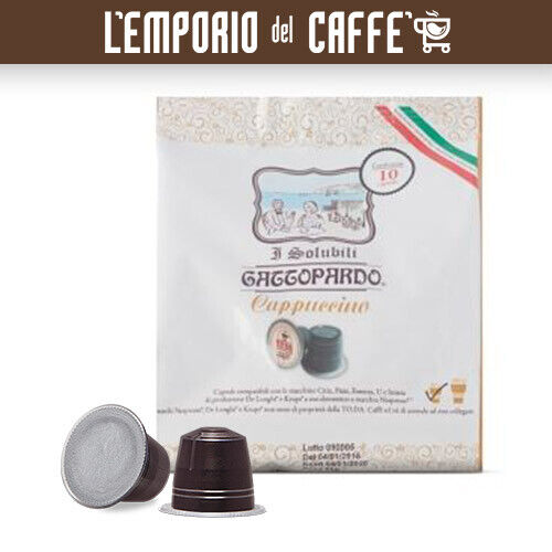80 Capsule Gattopardo Cappuccino solubile Compatibili Nespresso