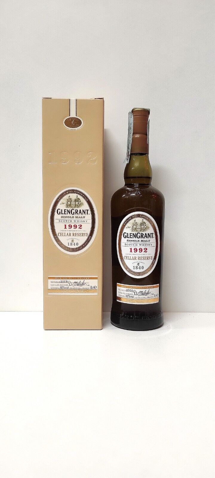 Glen Grant  Cellar Reserve 1992 70 cl 46% vol con box