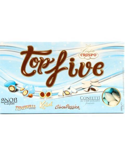 CONFETTI TOP FIVE SFUMATI VARI GUSTI CELESTI 1 KG