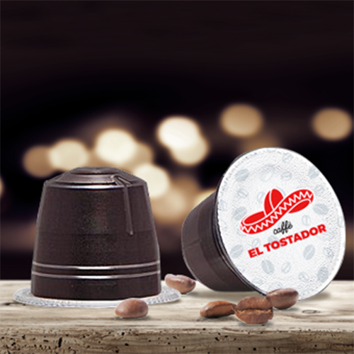 100 capsule COMPATIBILI NESPRESSO caffe' el tostador miscela classic