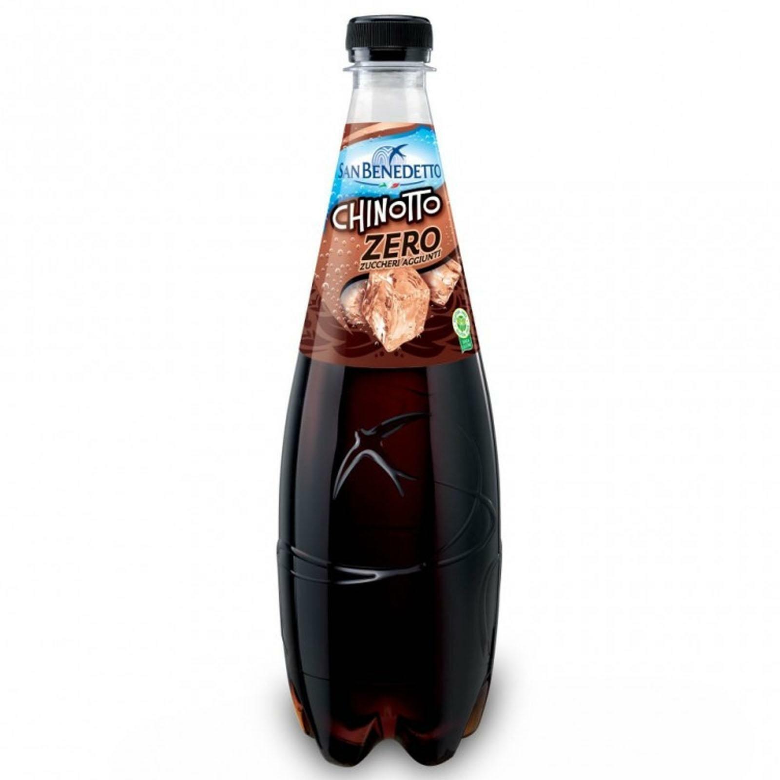 CHINOTTO SAN BENEDETTO ZERO ZUCCHERI 6 X 750ML BIBITA FRIZZANTE ANALCOLICO