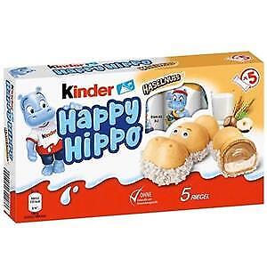 Kinder Happy Hippo Nocciola Gr.20,7 Pz.5 - FERRERO- CIOCCOLATO