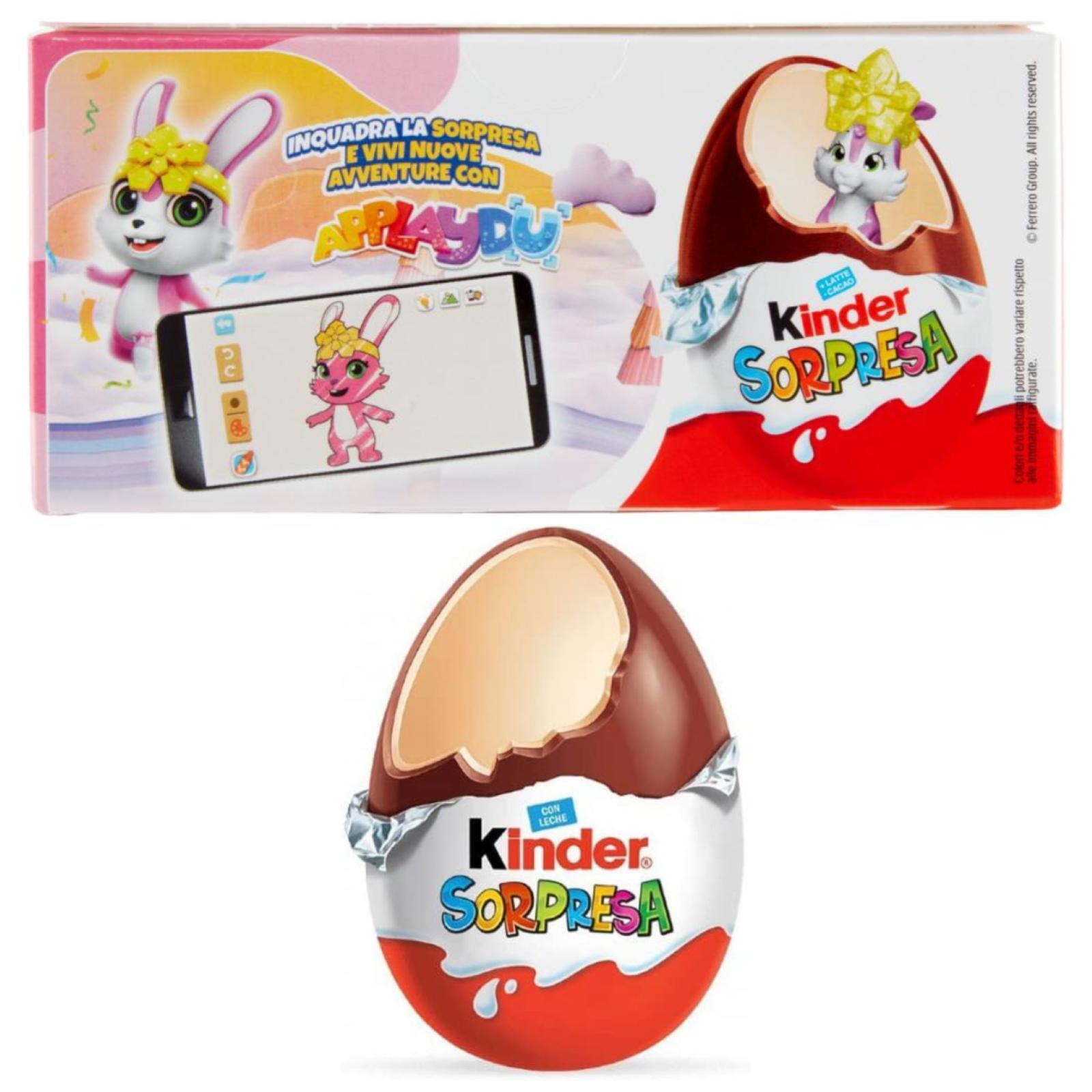 Kinder Sorpresa Ovetto Confezione da 3 Uova Femminile 3 x 20 g Senza Glutine